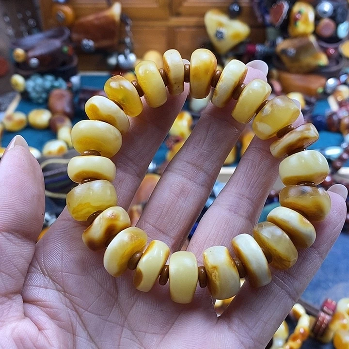 蜜蜡未镶嵌手串手串