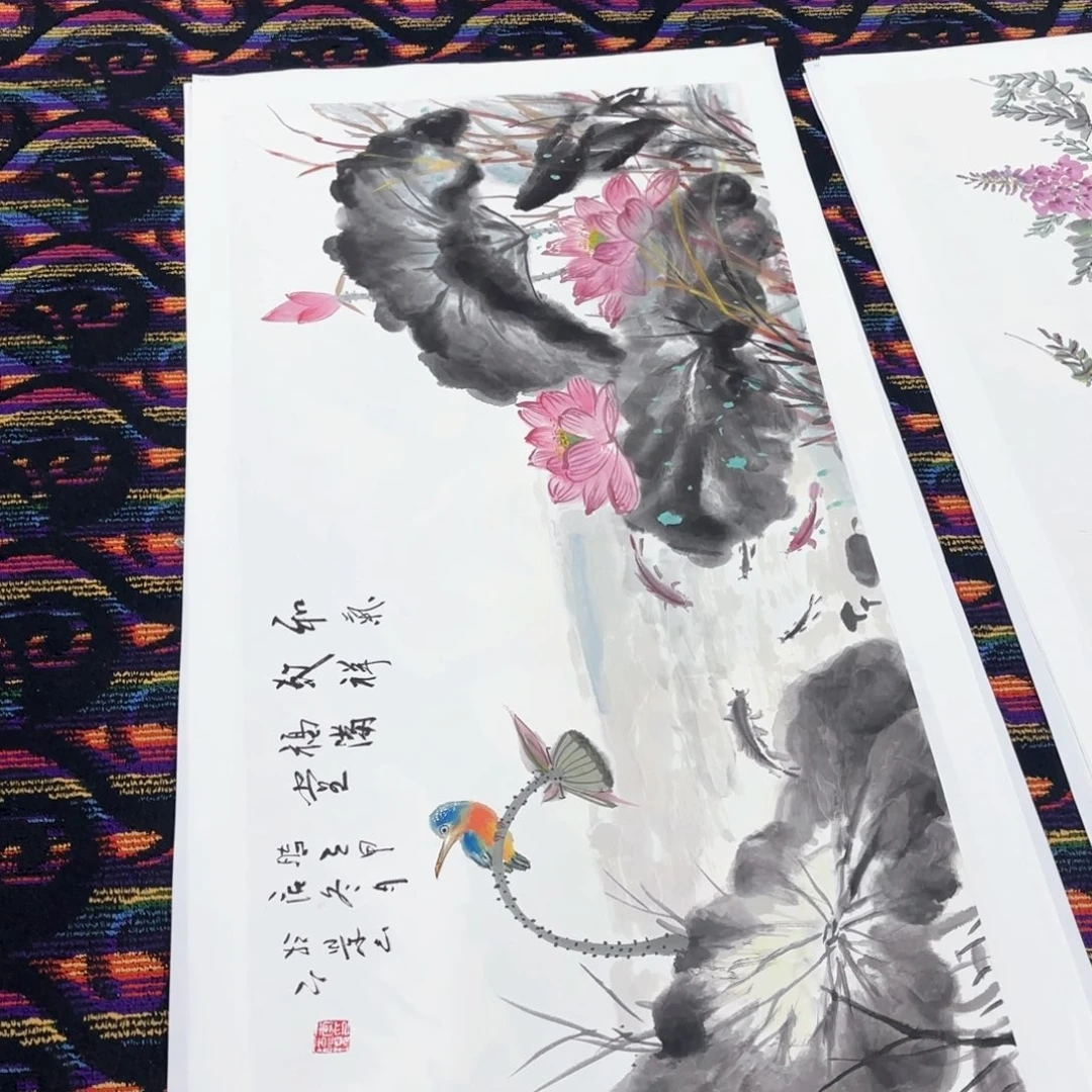 国画用****7李德现四尺作品