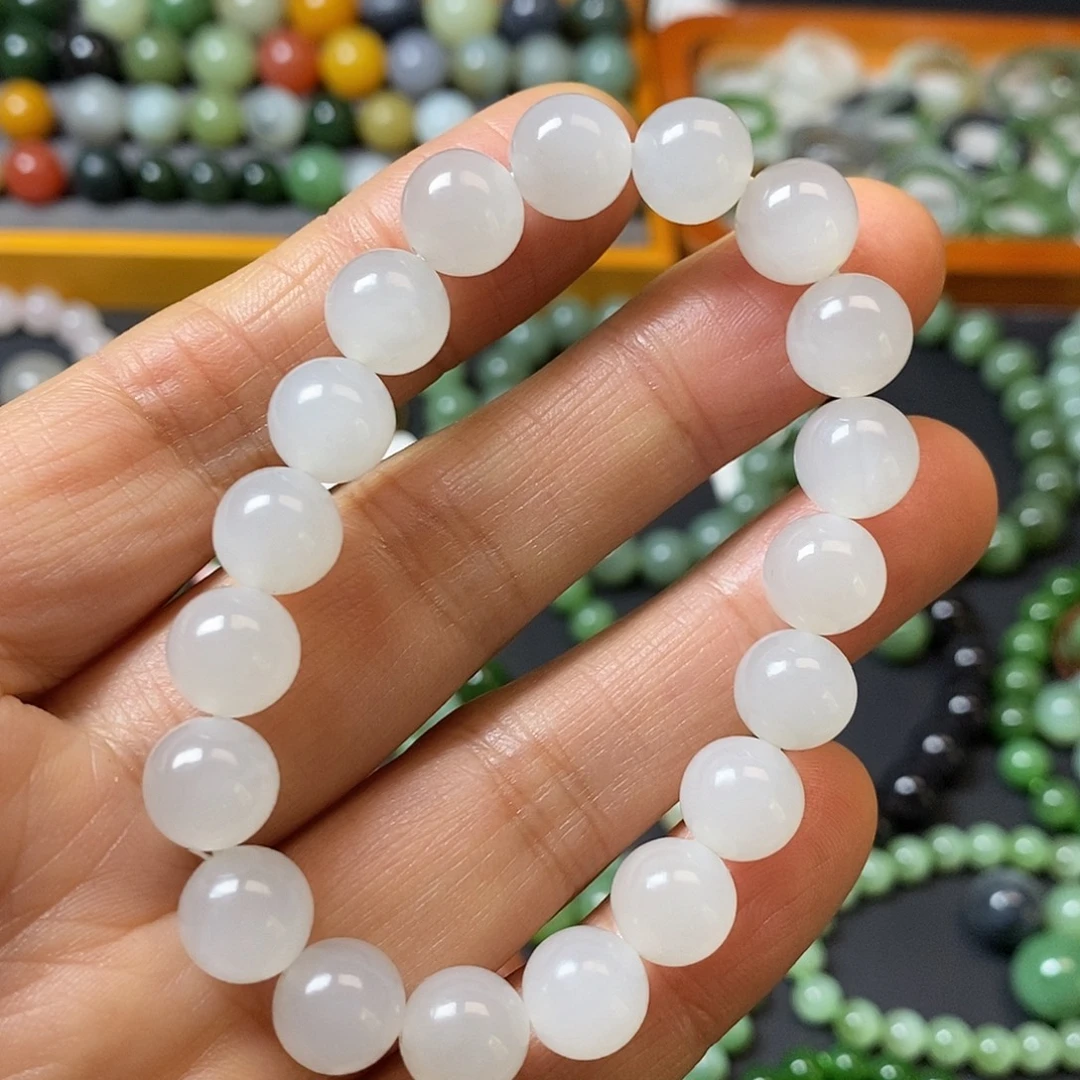 和田玉未镶嵌手链