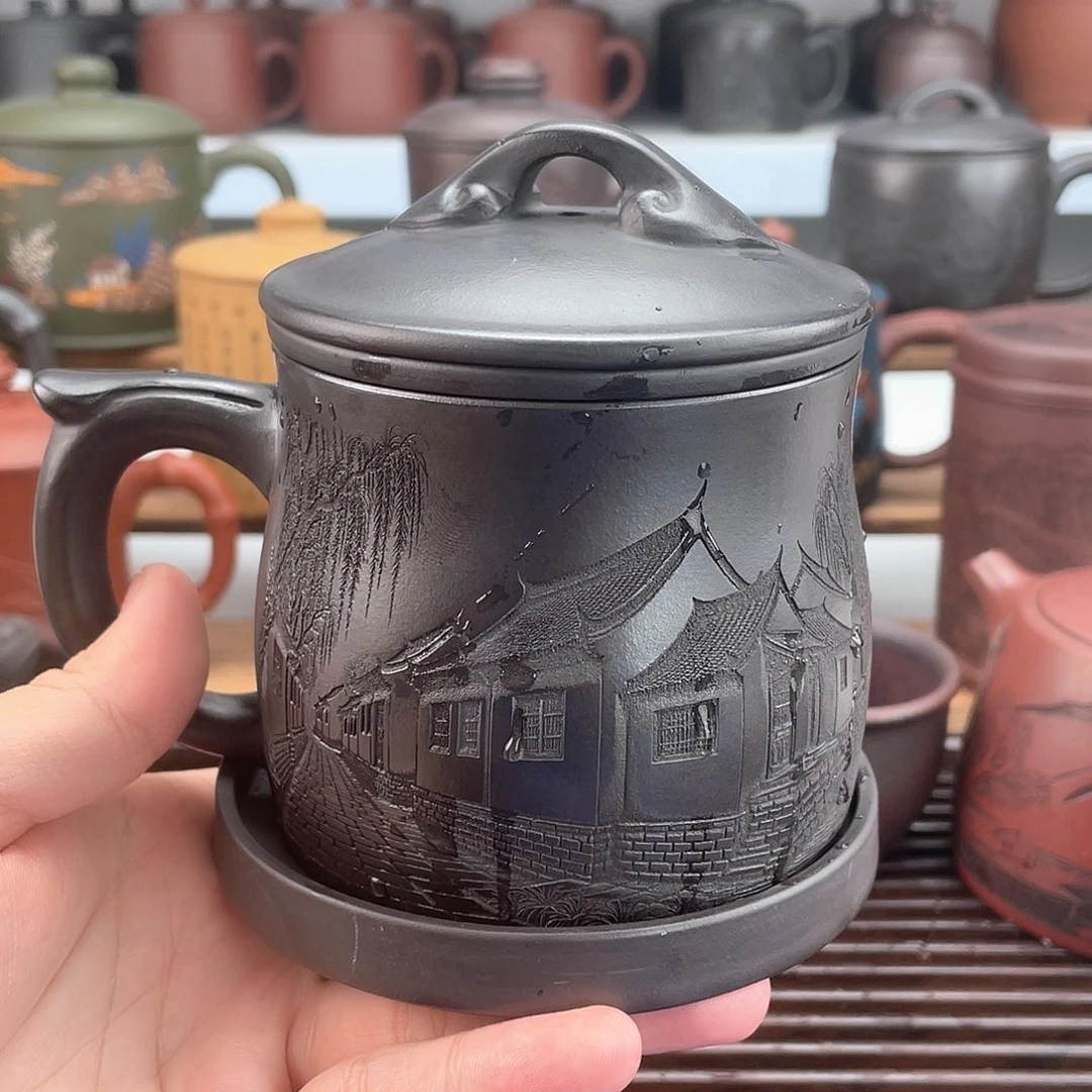 紫砂茶杯高档紫砂茶具套装