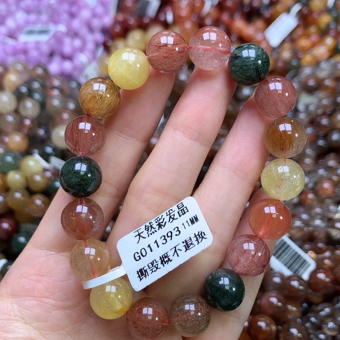 水晶手链未镶嵌，