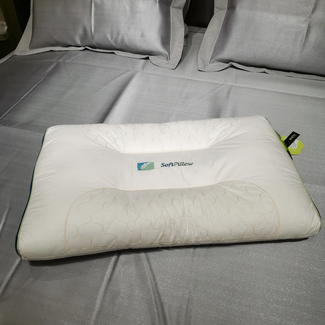 保健护颈枕定型枕绣花立体透气