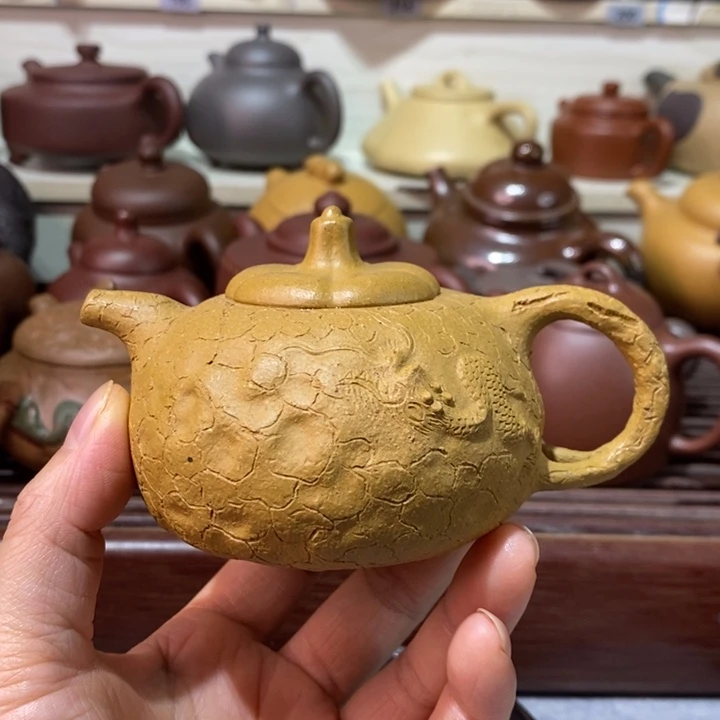 紫砂茶壶微瑕处理一把