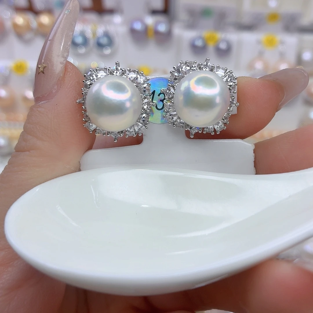 耳饰未镶嵌淡水珍珠