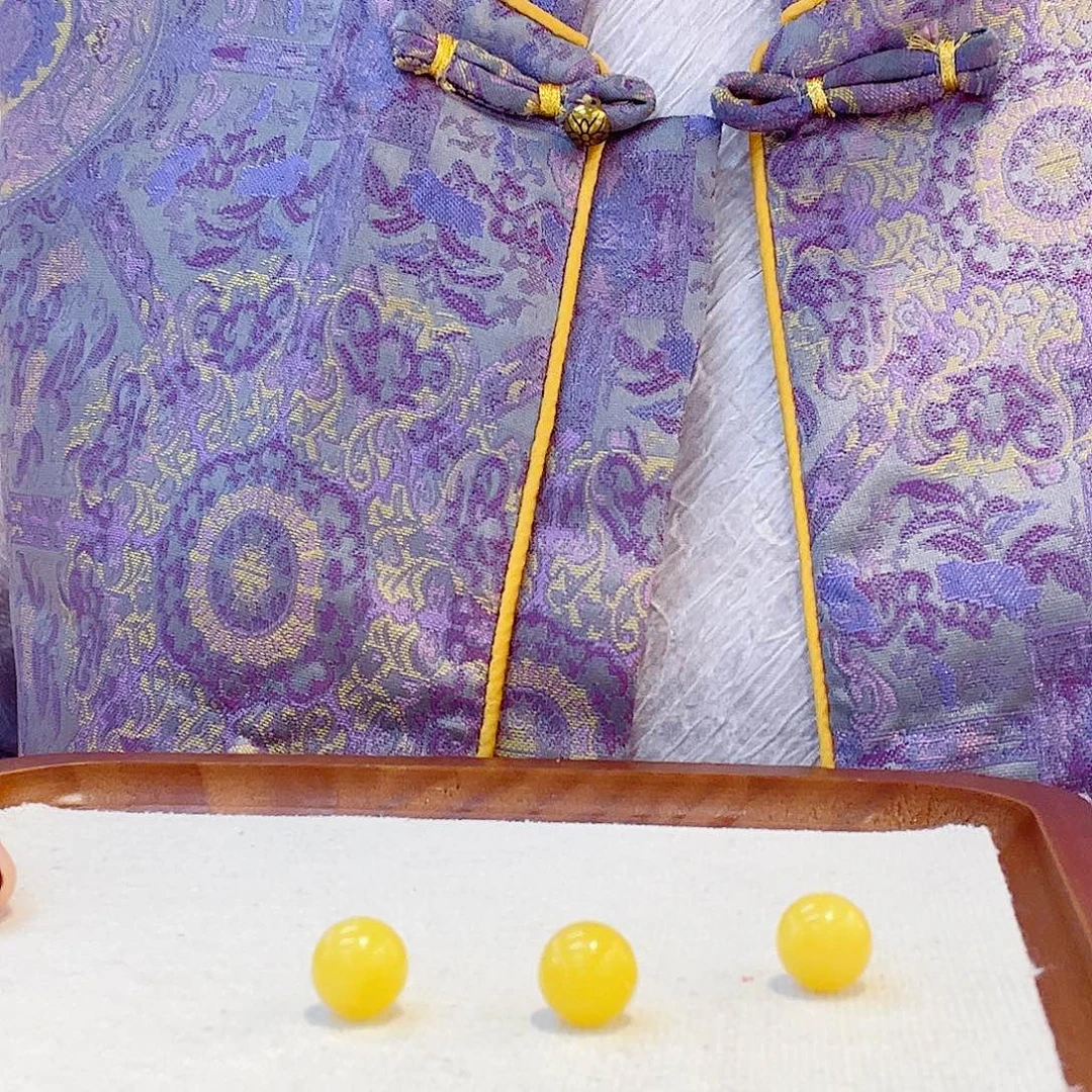 蜜蜡未镶嵌裸石天然蜜蜡单珠配件