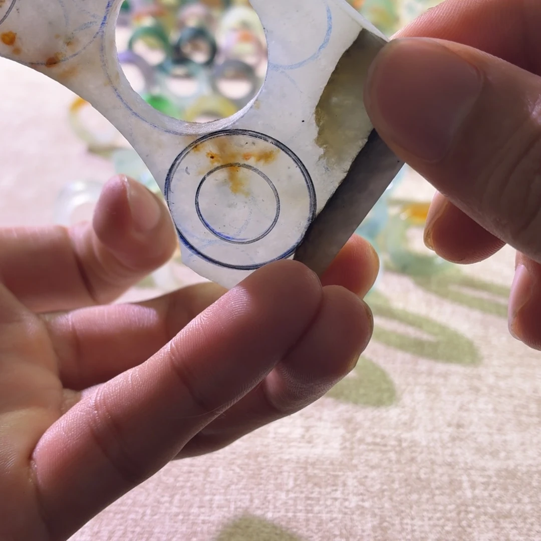 大***柠定制翡翠未镶嵌戒指