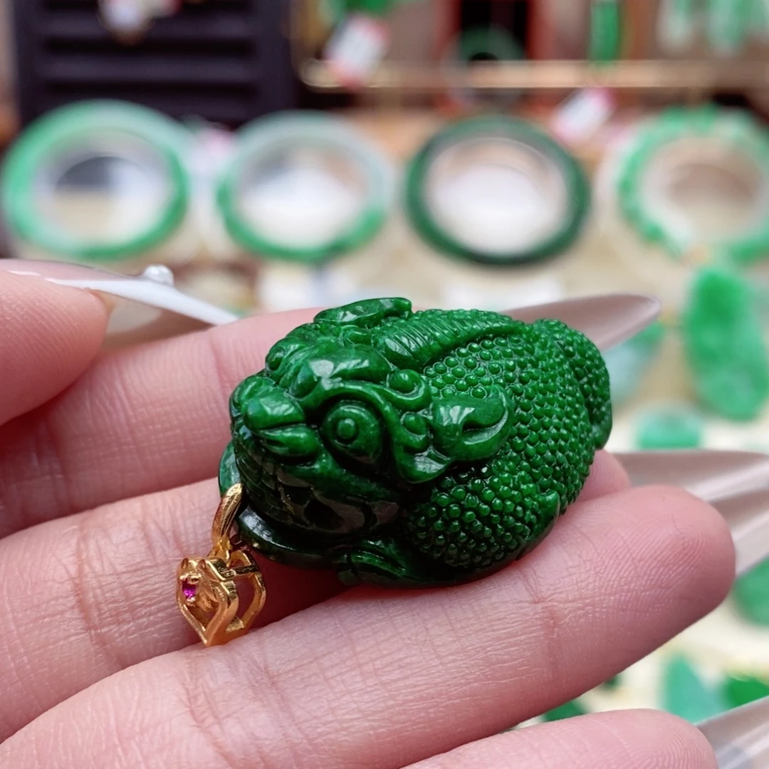 颈饰未镶嵌翡翠翡翠吊坠