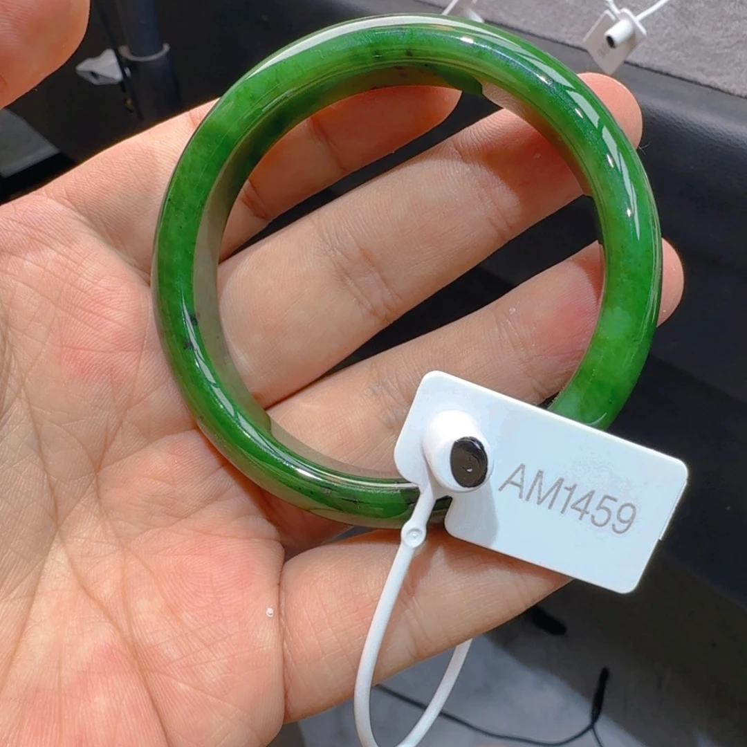 和田玉（碧玉）手镯未镶嵌58