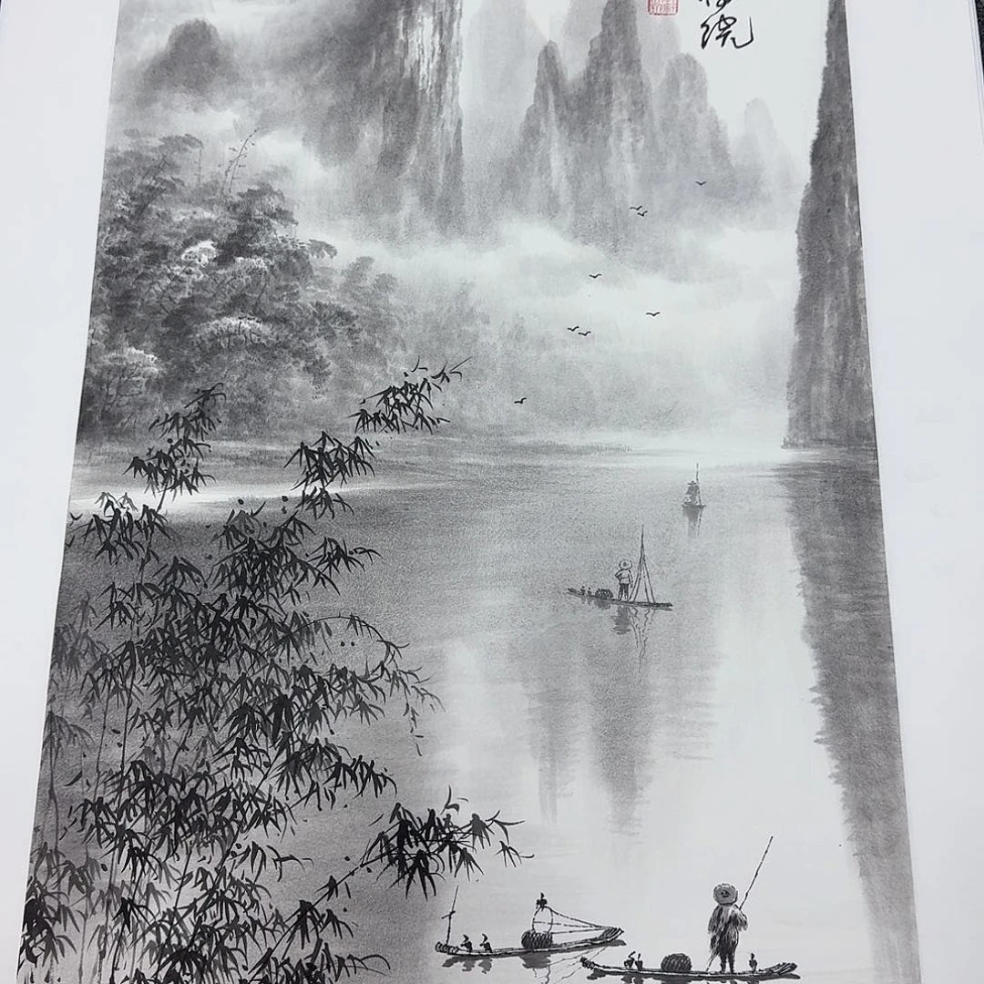 国画多次参加国内外大型