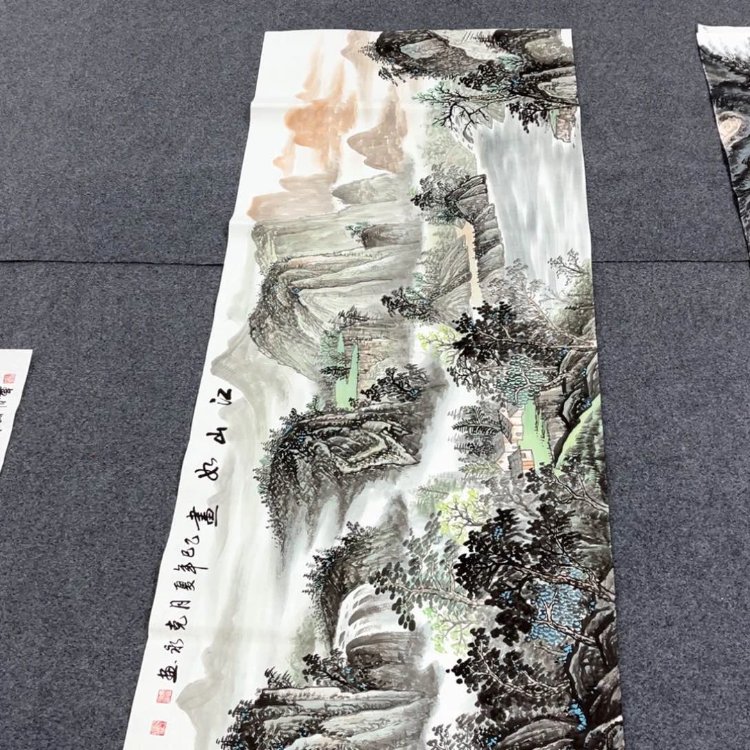 国画国画作品老师手绘
