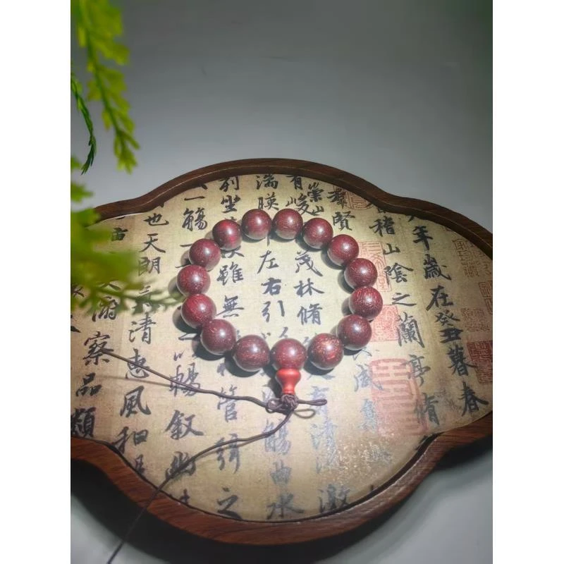 小叶紫檀 平安结单圈手串(无礼盒）169