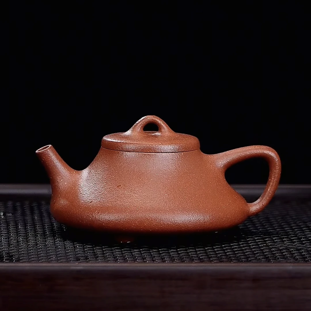 【曲瓢壶】熙客自营·宝山精挑95纯红降坡30目·精工半手·150cc