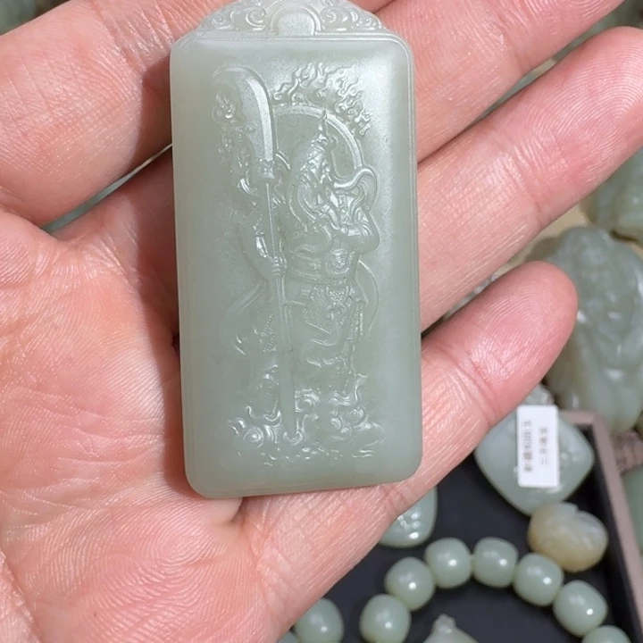 和田玉吊坠(不含链)未镶嵌