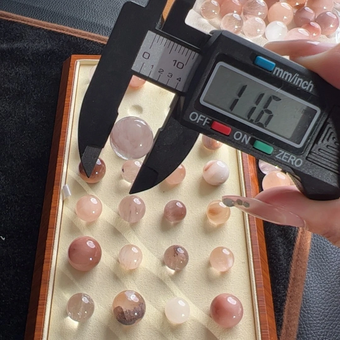 平***2水晶手链未镶嵌11.6m定制通孔不退不换