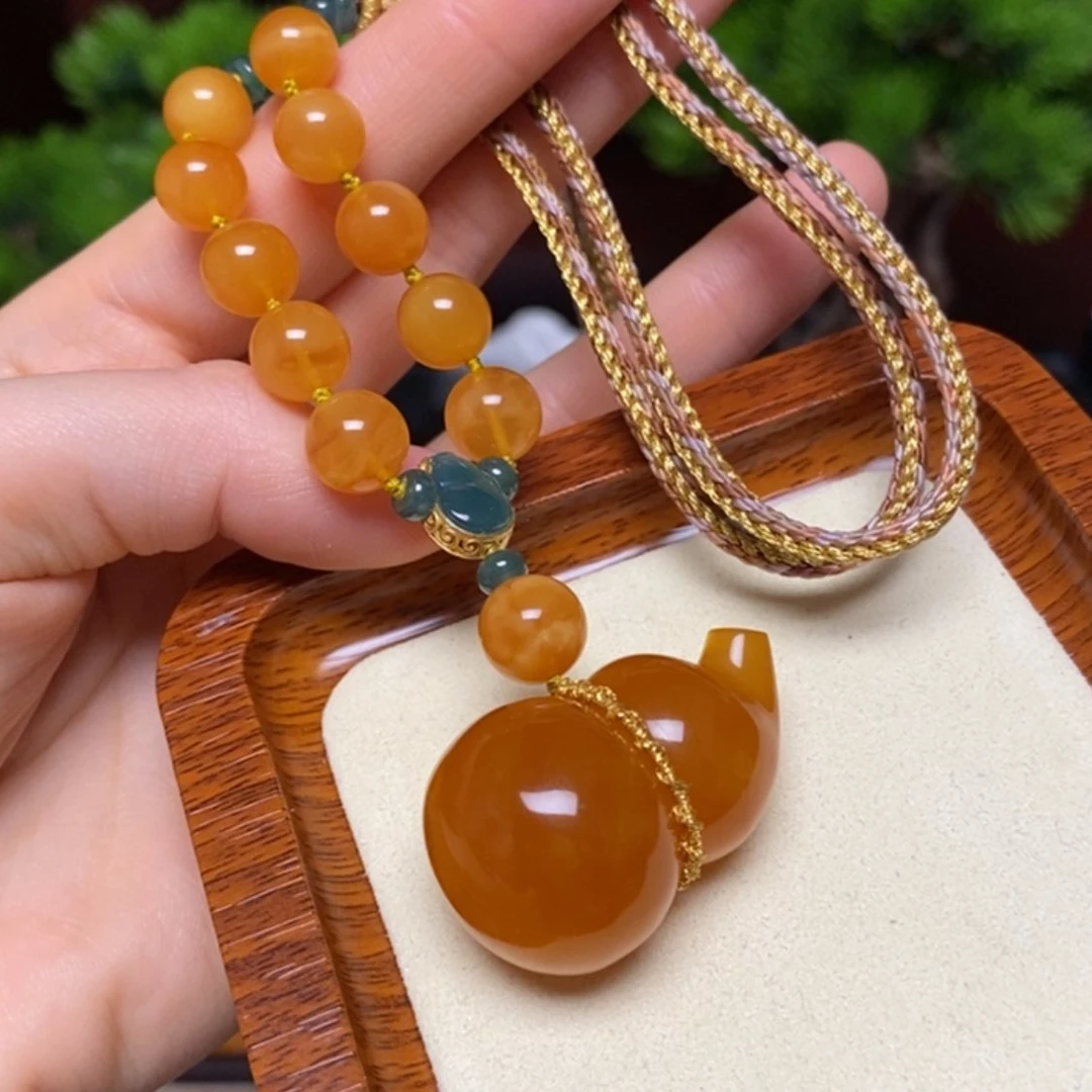 【闪购商品】蜜蜡颈饰未镶嵌项链