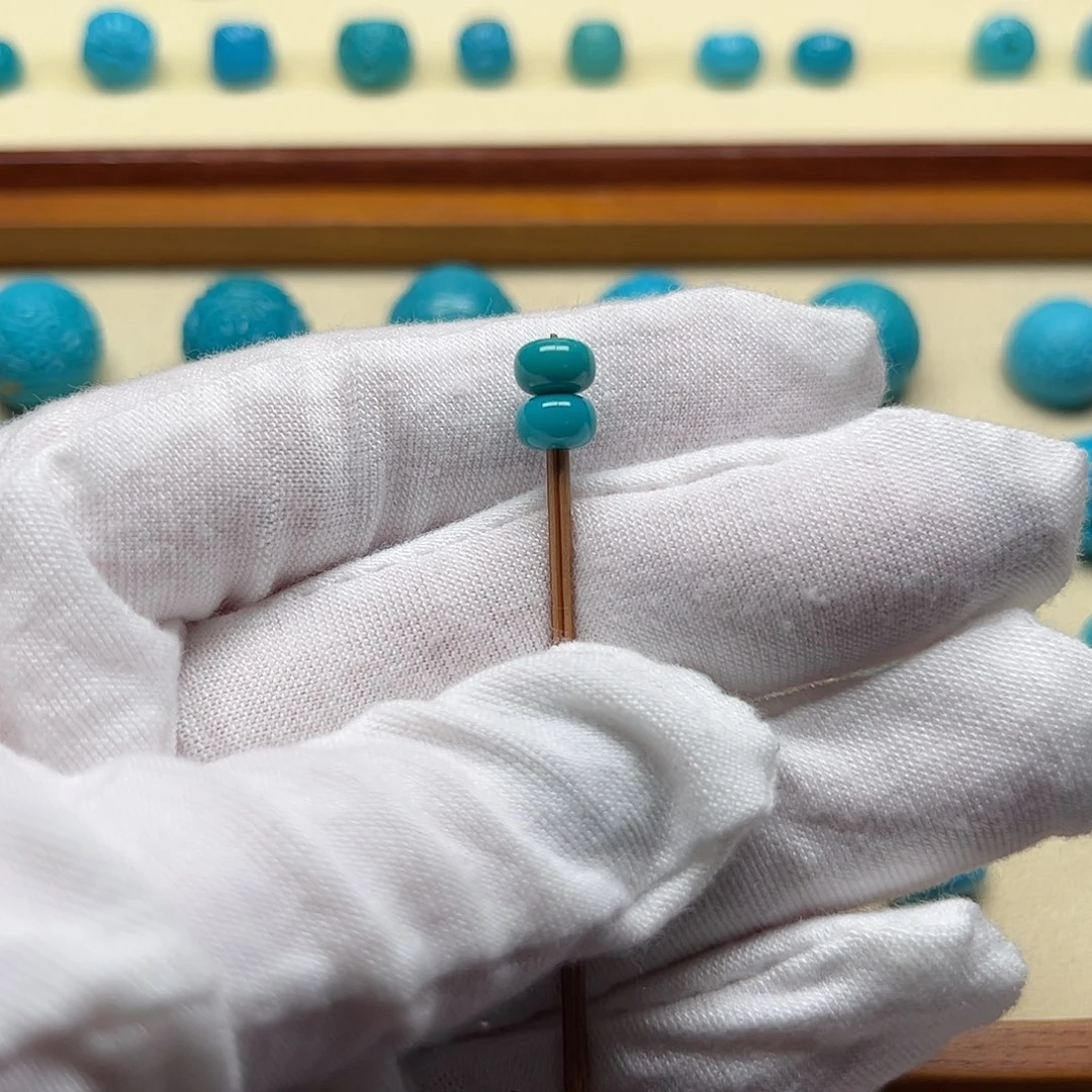 绿松石未镶嵌天然原矿绿松石无镶嵌老型5.8