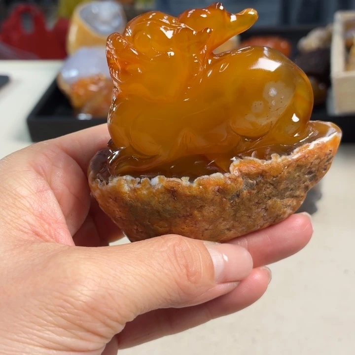 玛瑙/玉髓未镶嵌吊坠(不含链)