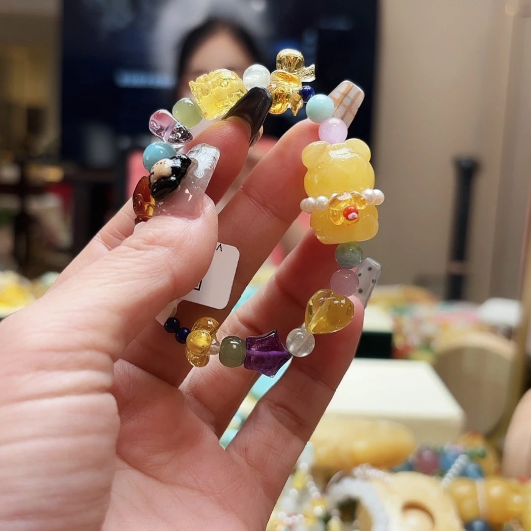 琥珀颈饰未镶嵌*️**琥珀