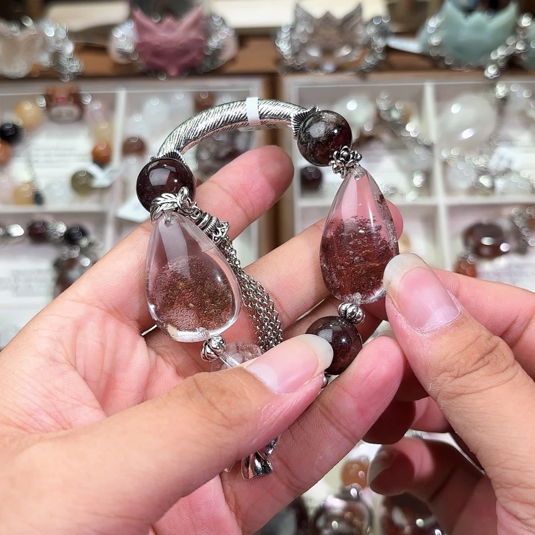水晶手链合金水晶