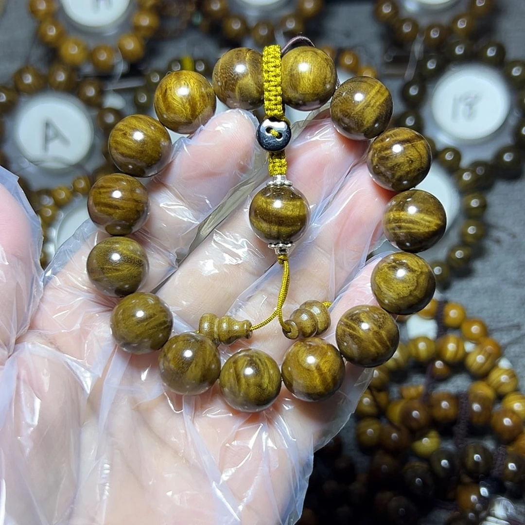 阴沉木手串/手链阴沉黄1.5