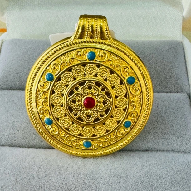 【小云专享】足金999饰品 八宝罗盘 3.88 GP