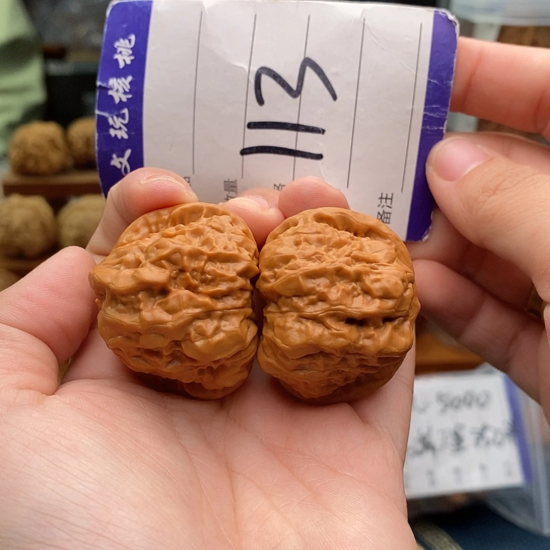 把件文玩核桃38蛤蟆头