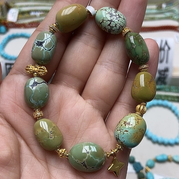 绿松石未镶嵌挂件70