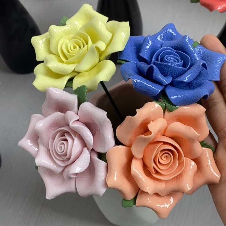 陶瓷陶瓷材料加工4朵