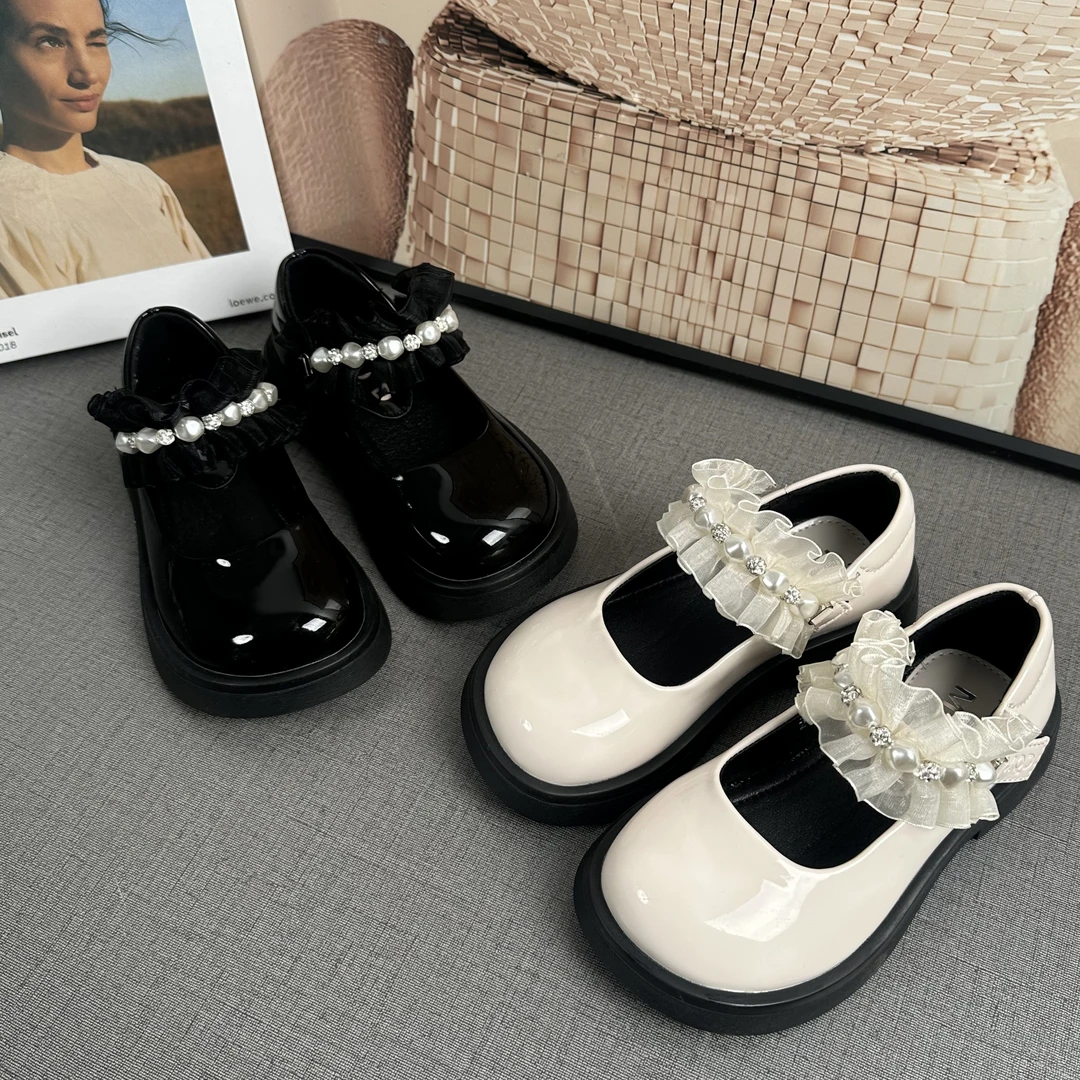 【26-37码】儿童时尚百搭休闲软底防滑舒适春秋简约公主鞋 C003