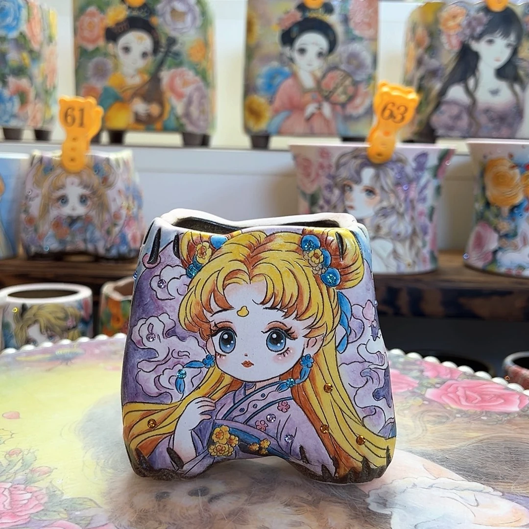 薄雾的精工萌娃异形盆