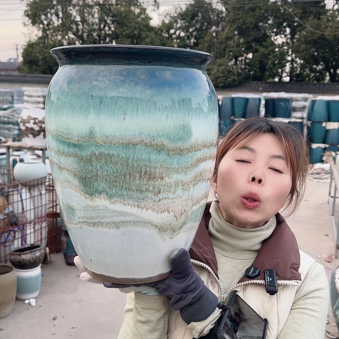 王嫂花盆1204-180高35口25