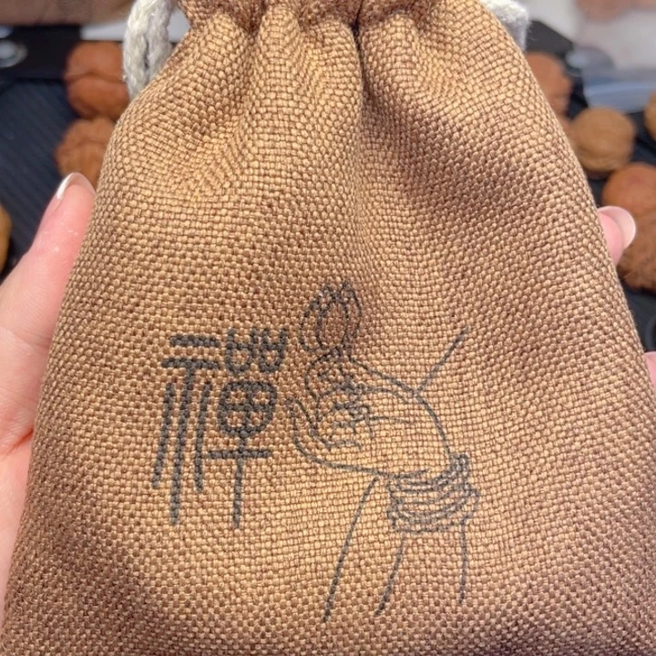 ****.文玩核桃把件布袋