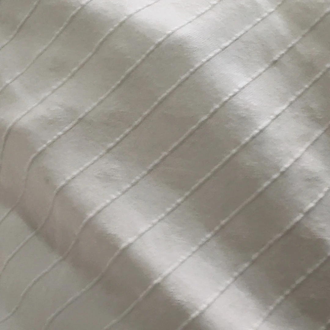 棉8号白色五角星提花一米