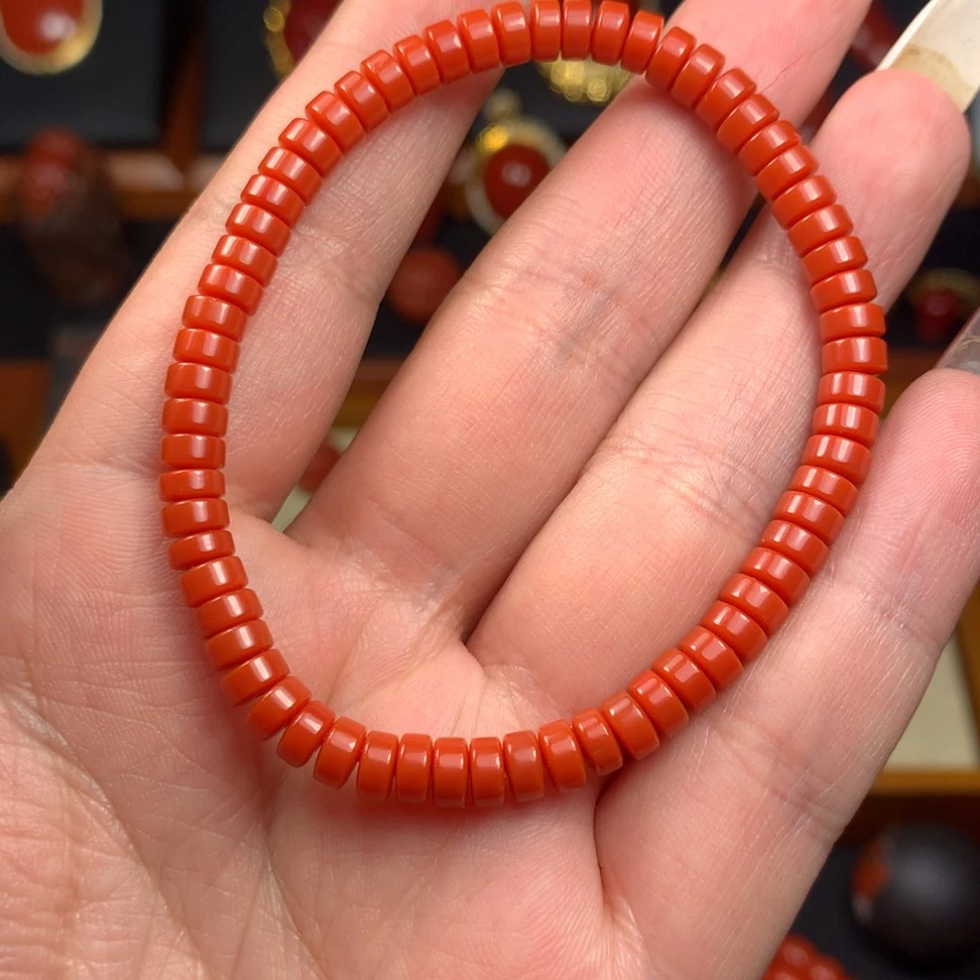 未镶嵌串南红玛瑙