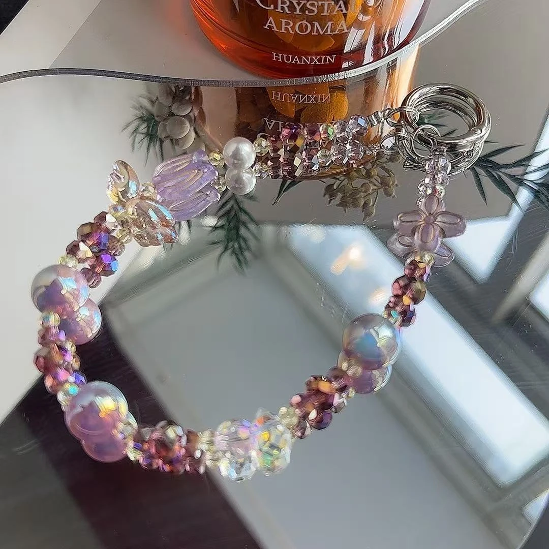 J654  乌梅子酱郁金香  原创设计手机链