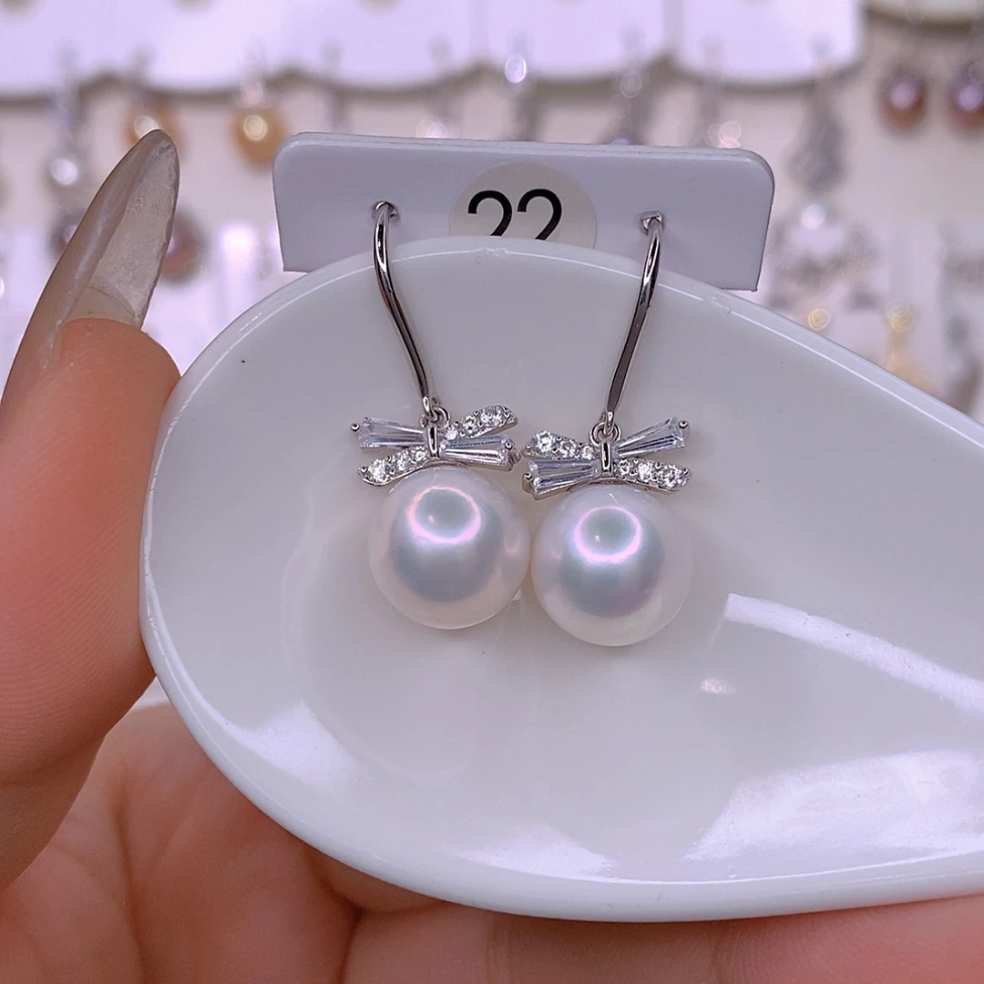 安***心淡水珍珠颈饰银S925镶嵌