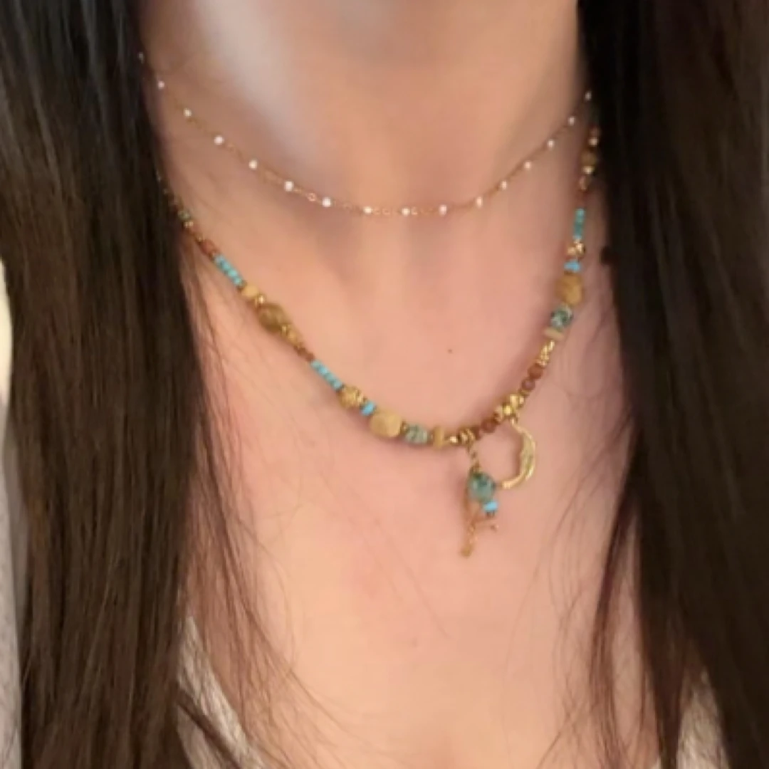 钛钢项链 【月亮神】星星/日月/云朵/宇宙气质小众手作设计感女日韩