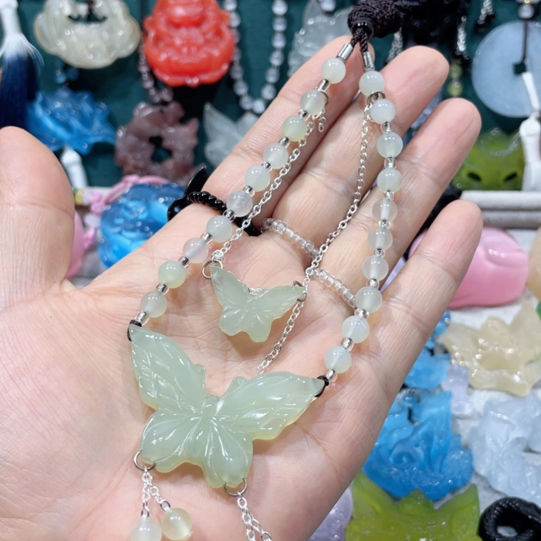 【闪购商品】未镶嵌岫玉颈饰5项链