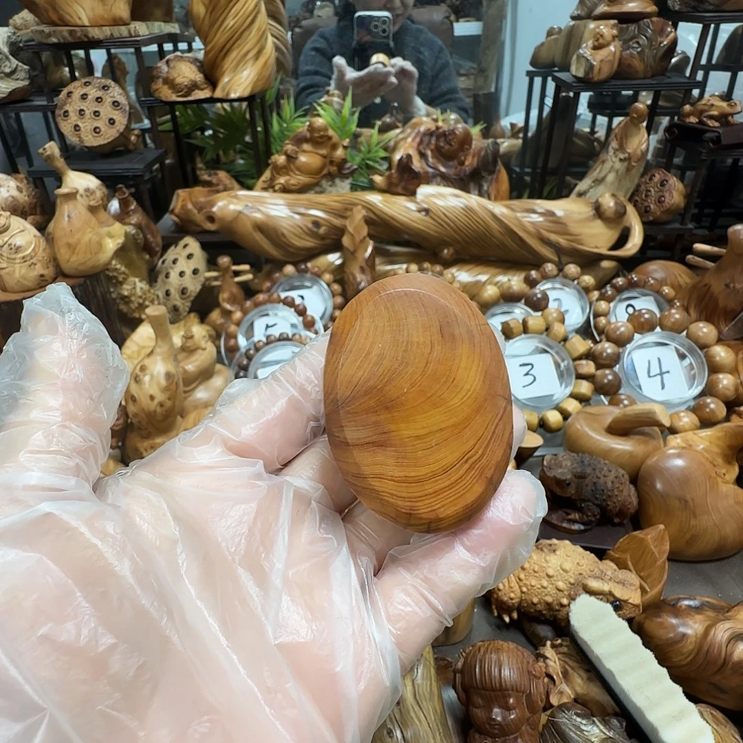 北***木柏木（崖柏）太行崖柏陈化闻香手把件