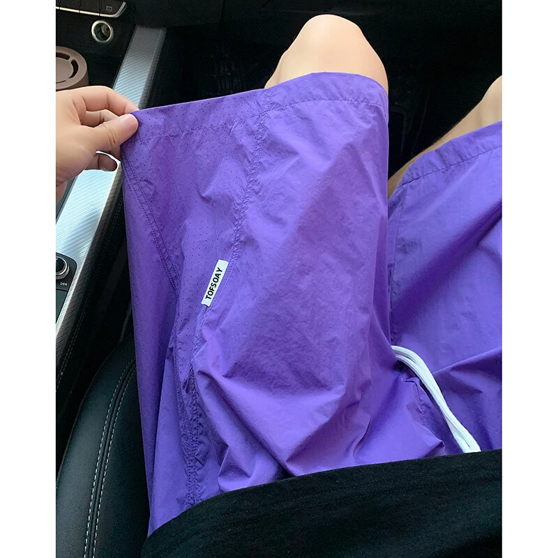 网眼美式速干短裤男士夏季薄款透气宽松休闲运动五分裤子男休闲裤