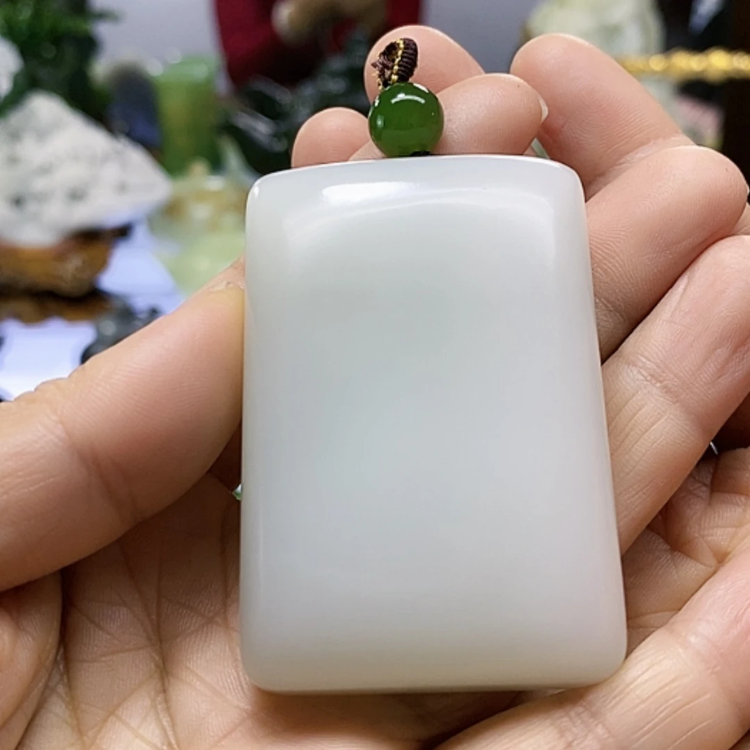 【闪购商品】和田玉挂件未镶嵌秋**边