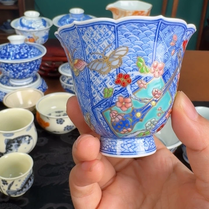 景德镇名窑陶瓷压手杯