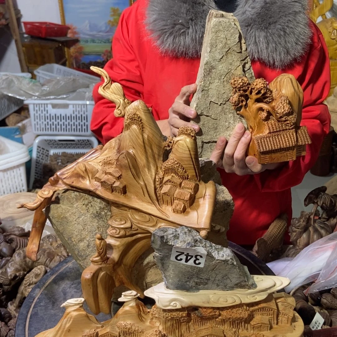 德***装木成品摆件福利放漏