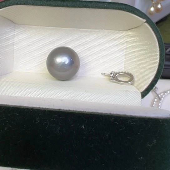 银S925镶嵌颈饰海水珍珠?****?定制吊坠