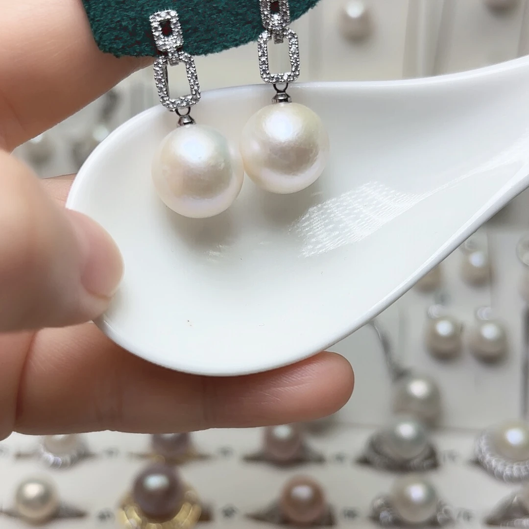 淡水珍珠颈饰银S925镶嵌