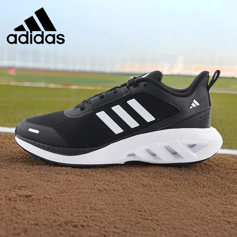 adidas阿迪达斯跑鞋男鞋女鞋夏季透气户外运动百搭健身黑色IH6033