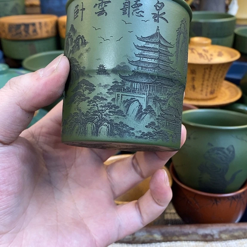 【闪购商品】紫砂杯子宜兴全手工紫砂杯