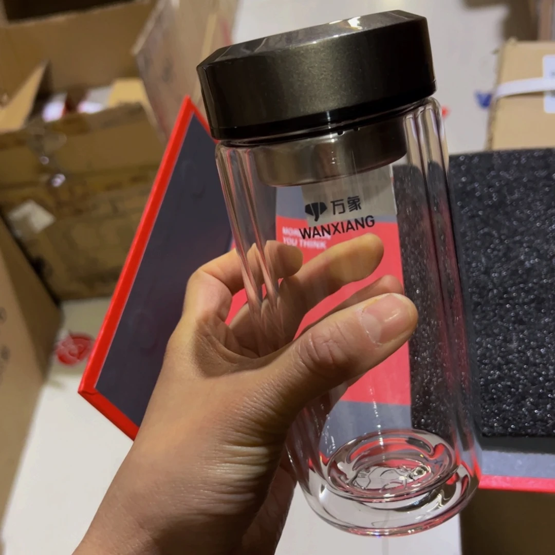 V406L双层玻璃杯360➕被套