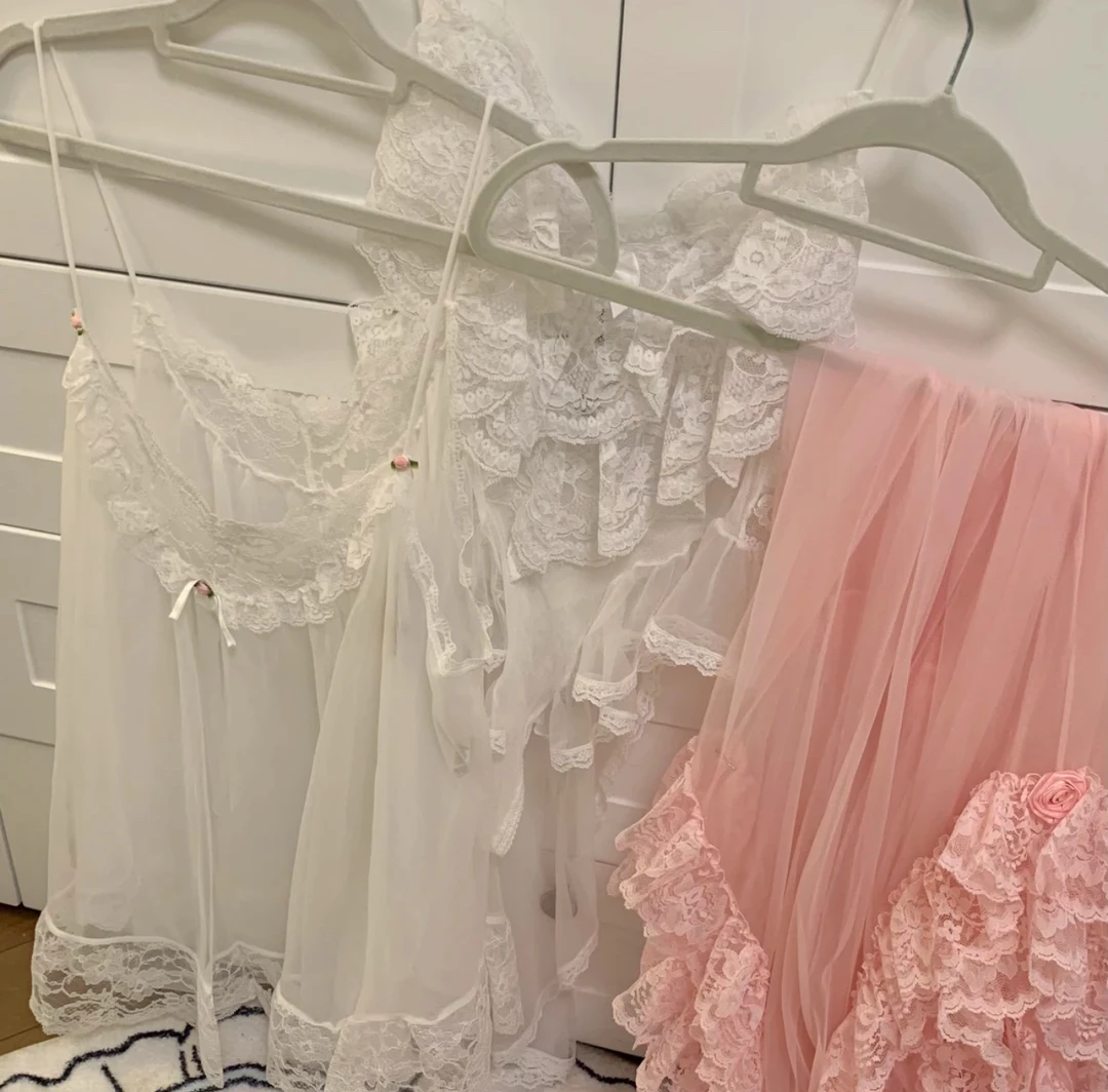 （129-249）古着vintage吊带睡裙仙女连衣裙