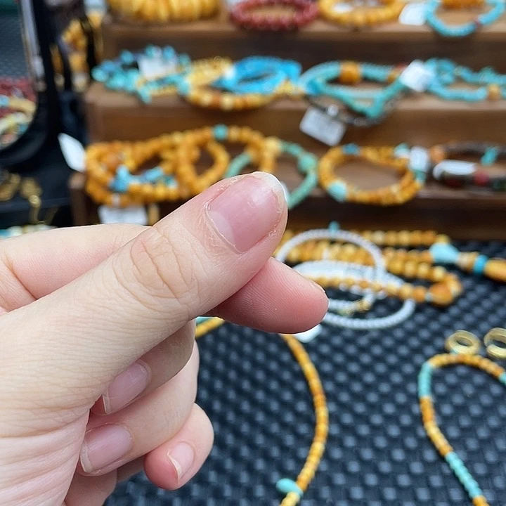 未镶嵌琥珀手链s*e海漂